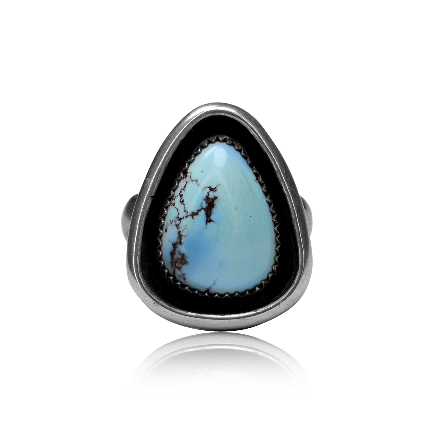 Golden Hills Teardrop Ring by Justin Biltonen
