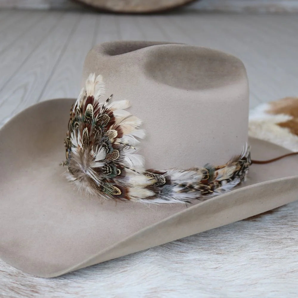 Avalon Western Feather Hat Band