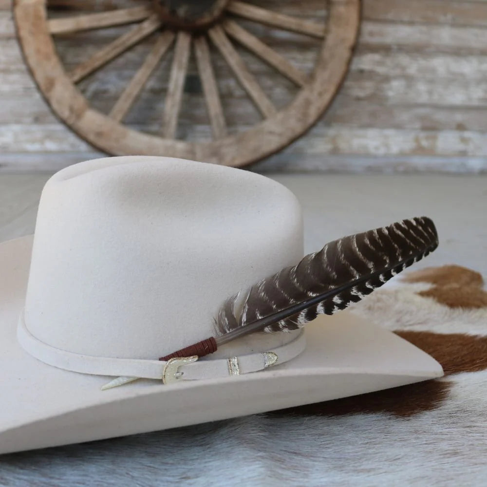 The Goliad Turkey Feather Hat Accent