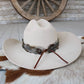 Western Feather Hat Band- Spotted Eagle II