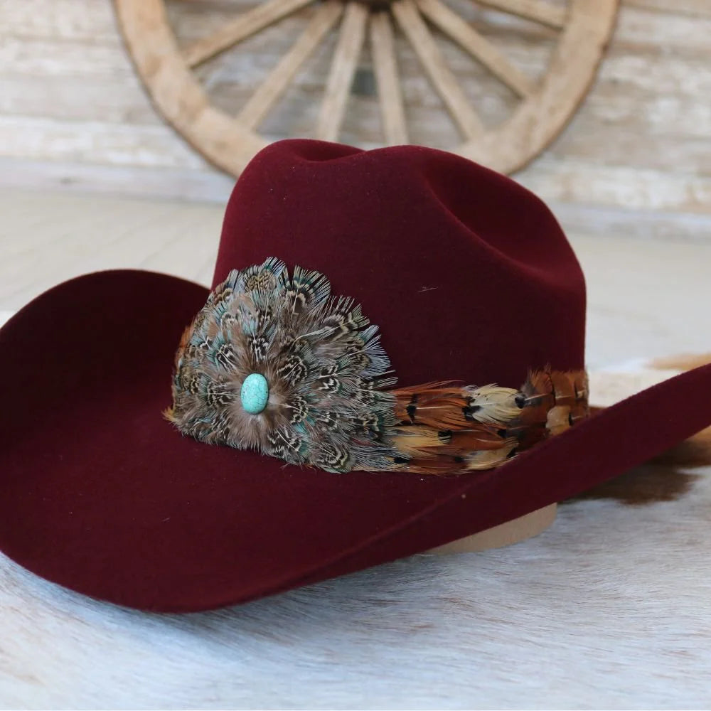 Stellar Western Feather Hat Band