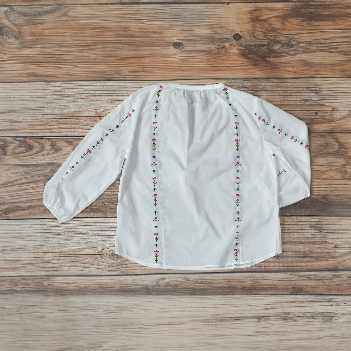 Tasha Polizzi Natalie Embroidered Woven Blouse - White