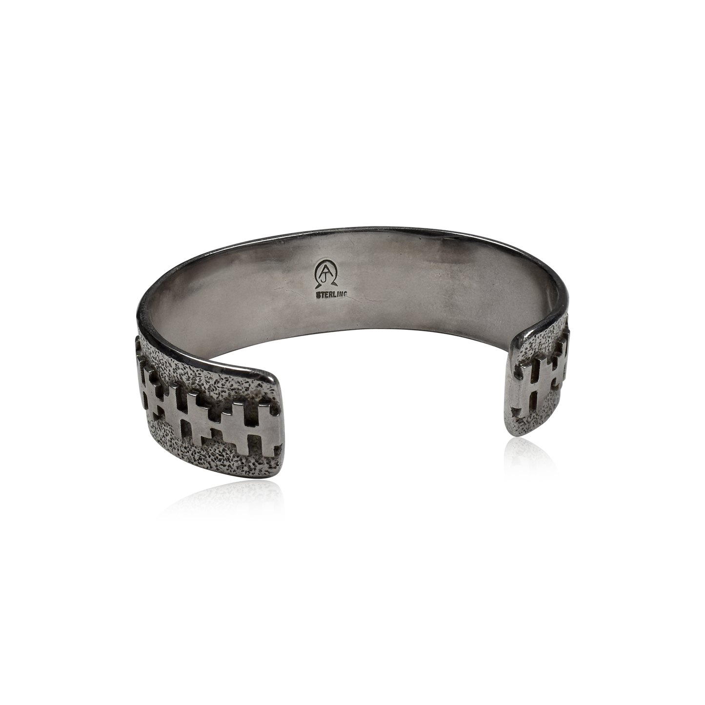 Sterling Silver Canyon Horizon Cuff by Alfred Joe