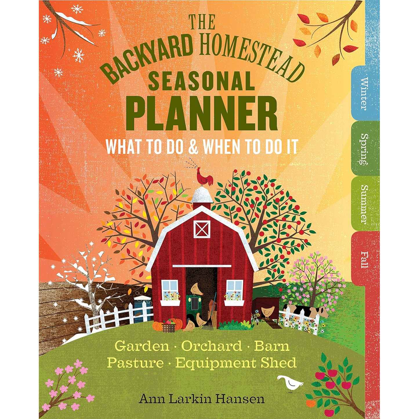 The Backyard Homestead Seasonal Planner: What to Do & When to Do It in the Garden, Orchard, Barn, Pasture & Equipment Shed by Ann Larkin Hansen