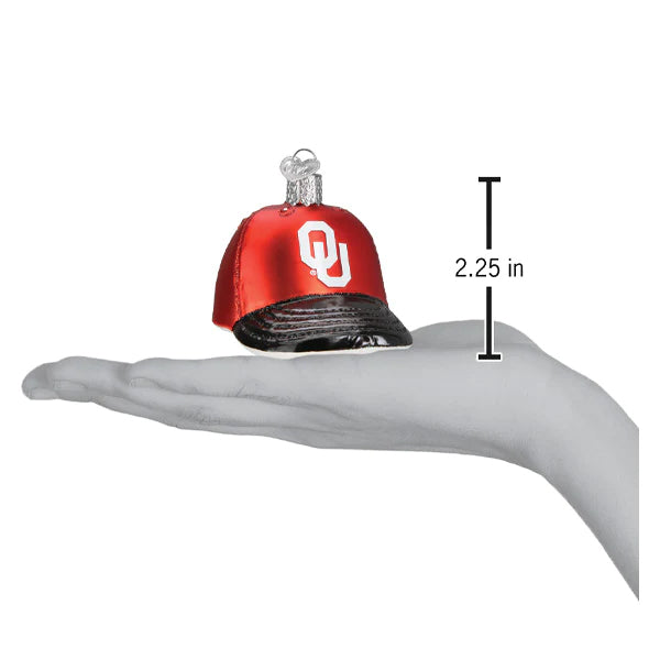 OU Baseball Cap Ornament