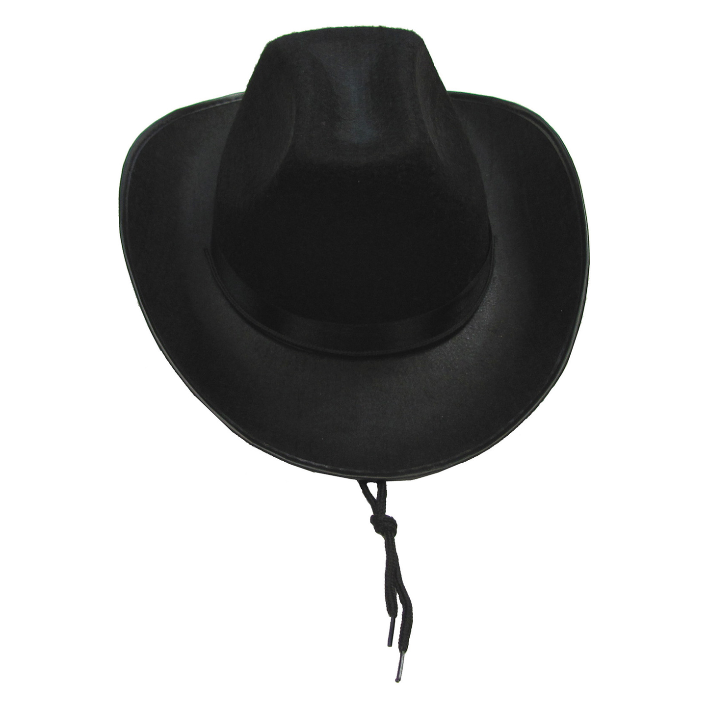 Children's Black Paper Felt Cowboy Hat