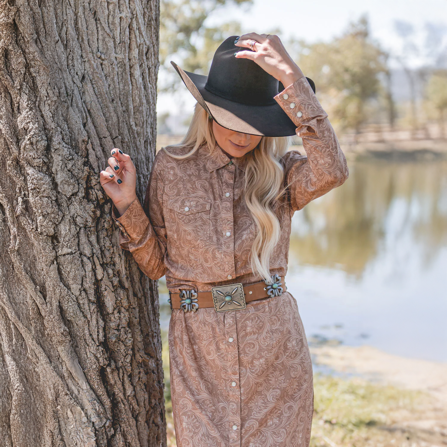Lovlei Ranch Cheyenne Western Pearl Snap Shirt