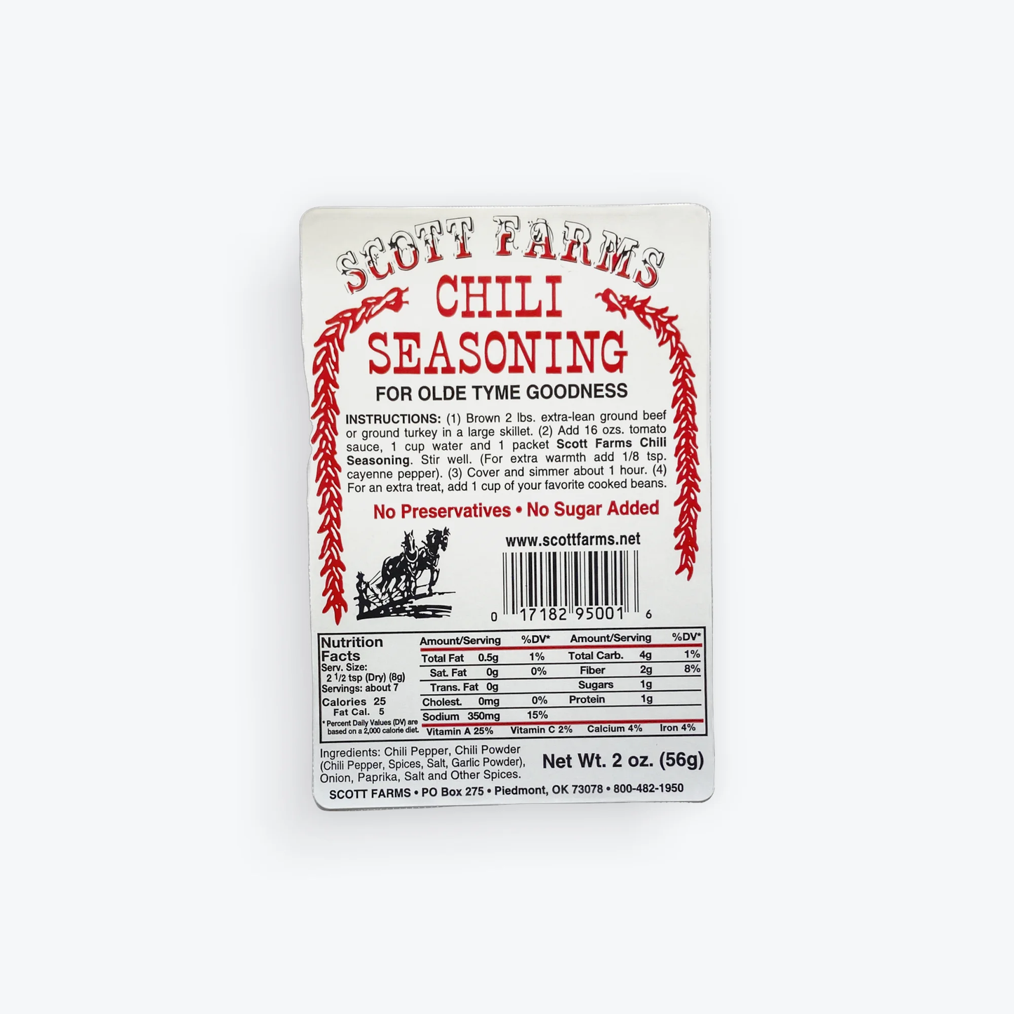Scott Farms Chili Seasoning Mix
