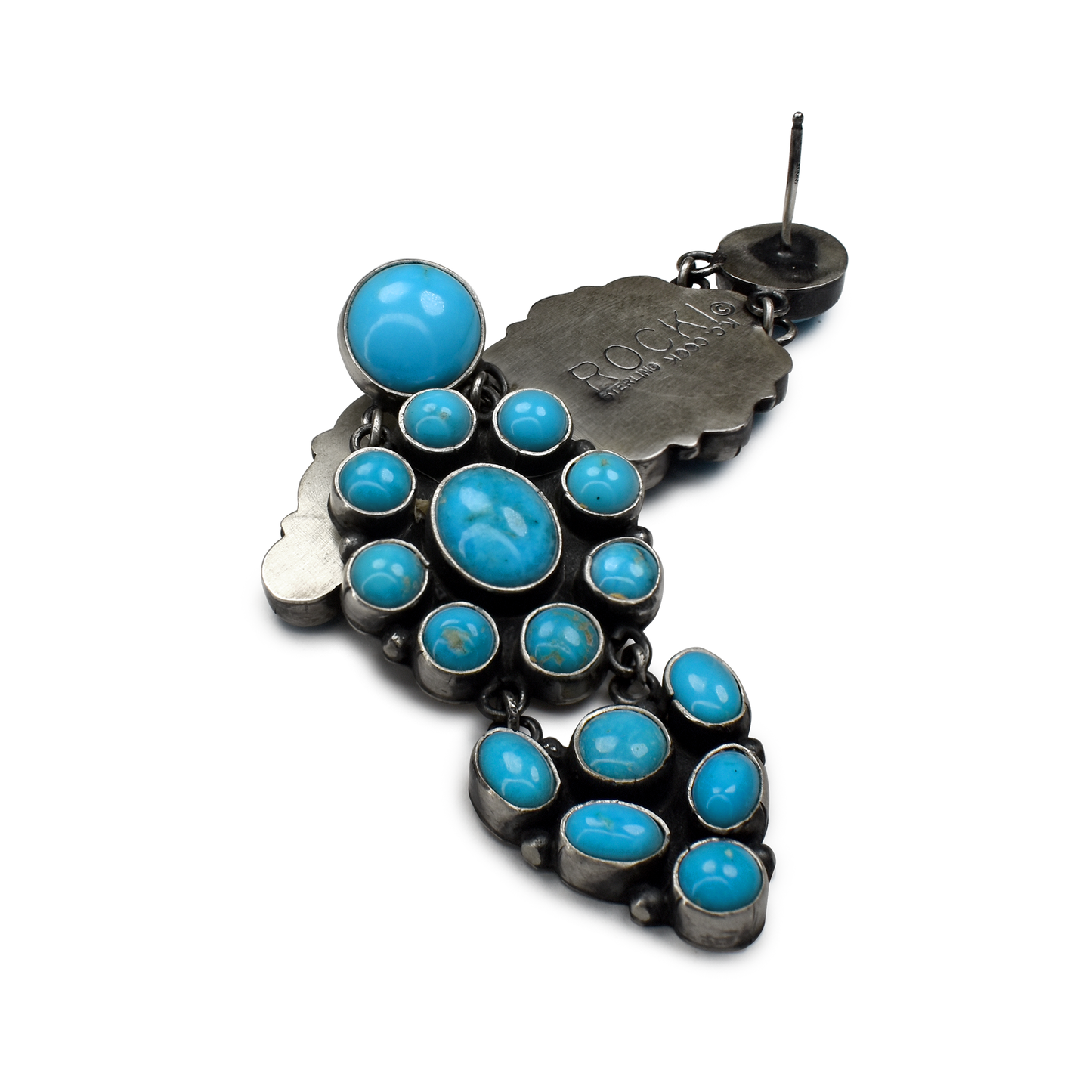 Kingman Turquoise Shyanne Earrings by Rocki Gorman