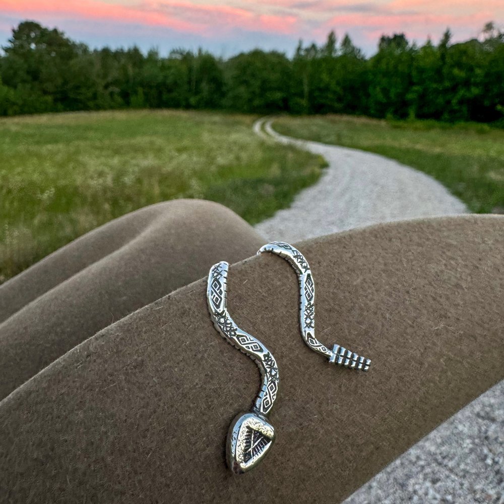 Hallett Peak Solid Silver Brim Biter®