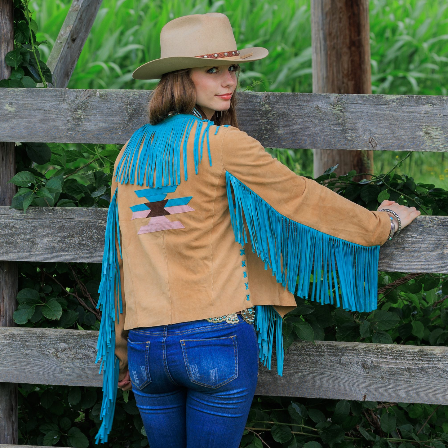 Tasha Polizzi Blue Ribbon Jacket