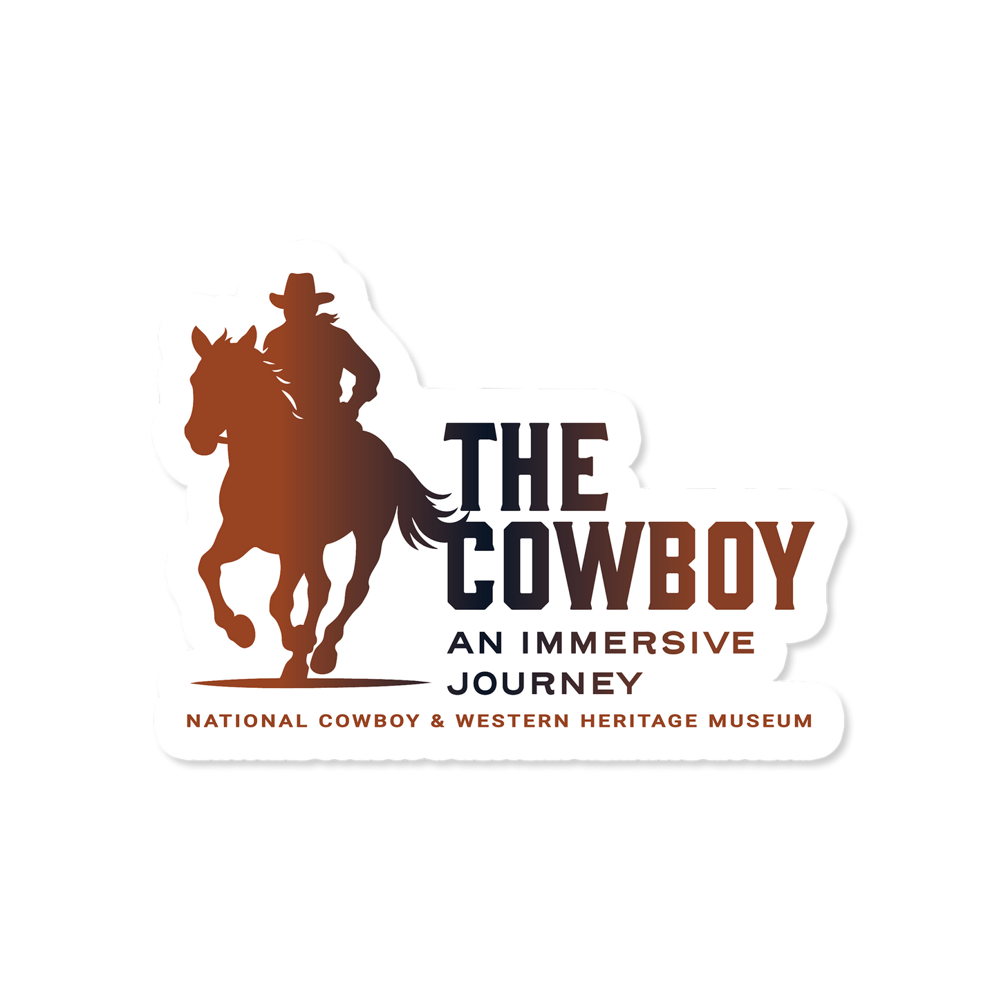 The Cowboy: An Immersive Journey Die-Cut Sticker