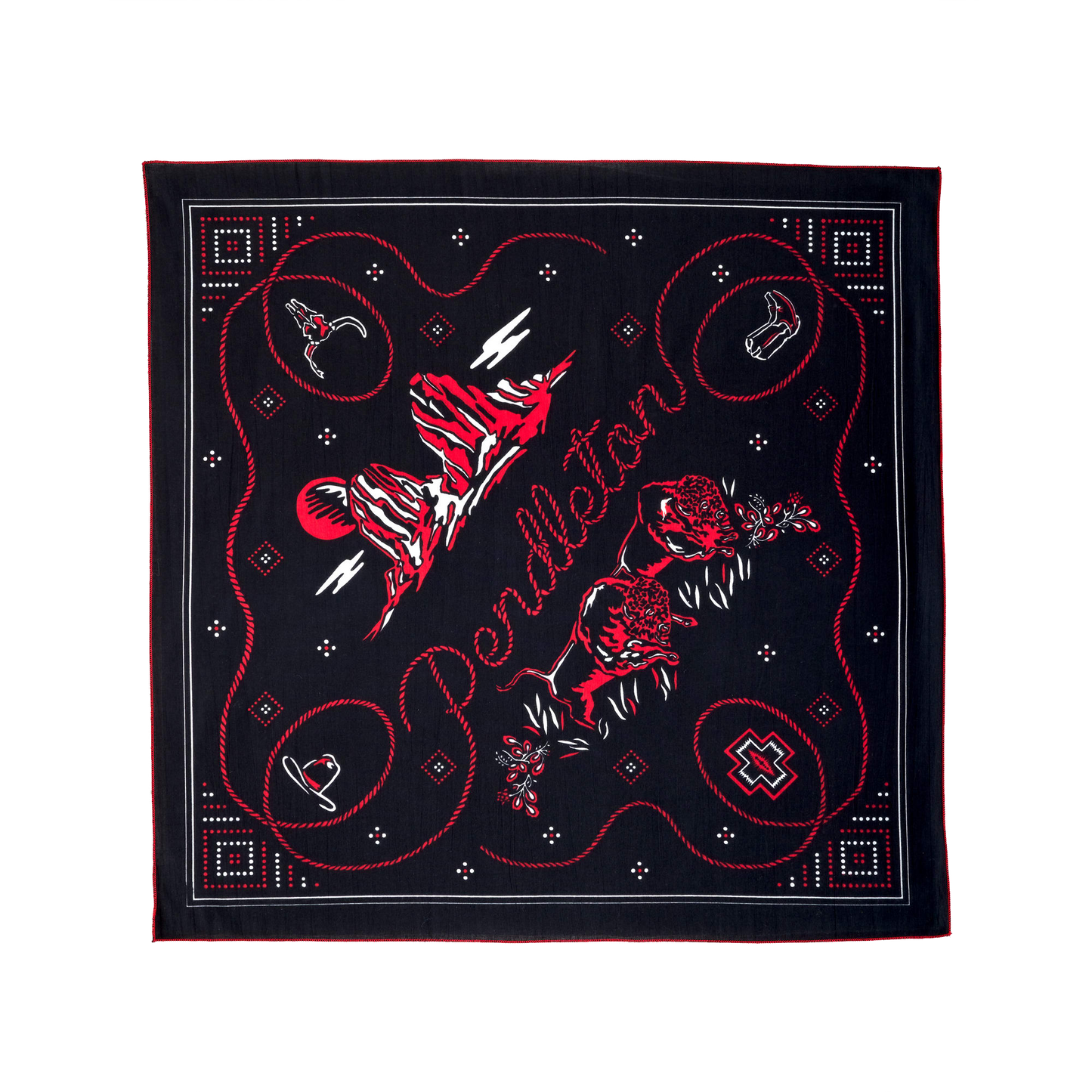 Pendleton Cowboy Scene Bandana