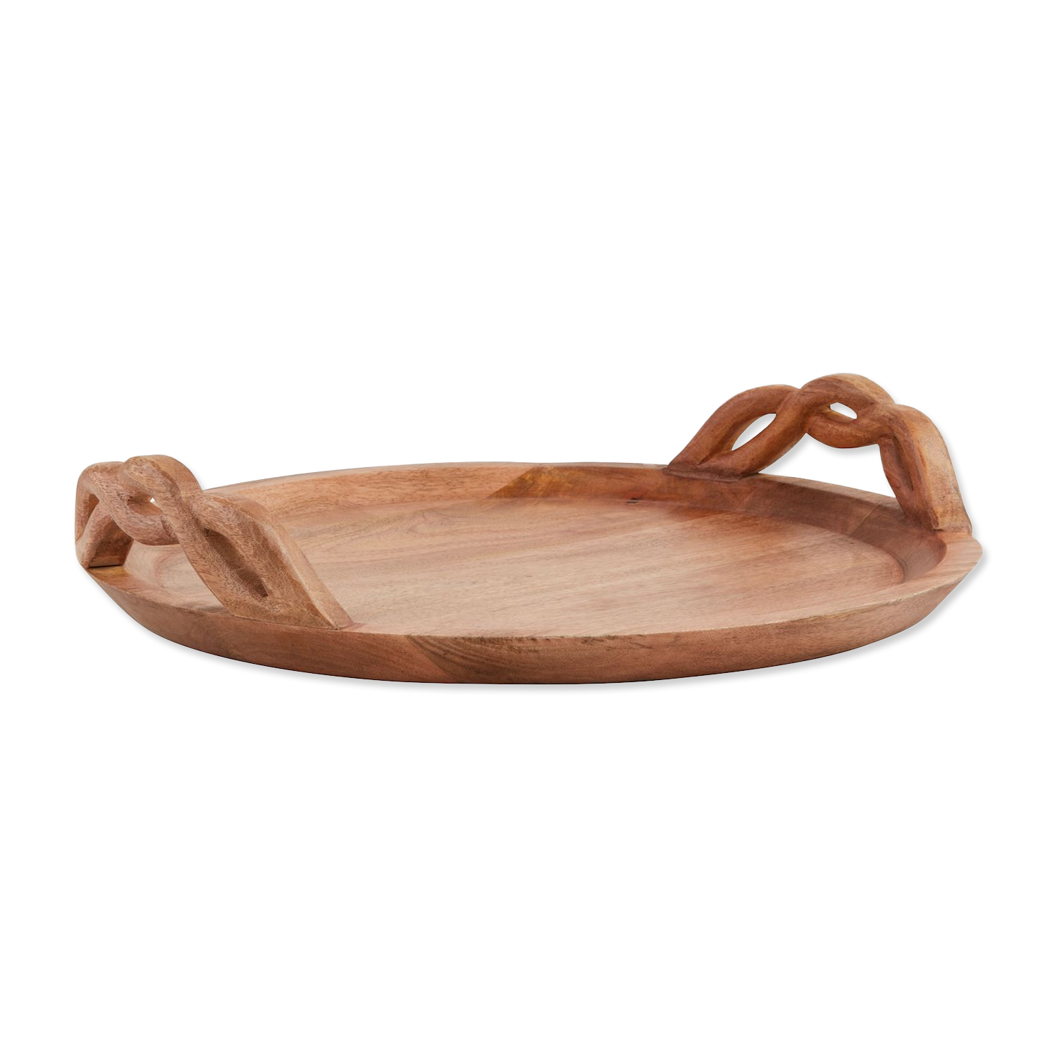 Twisted Handle Mango Wood Tray – Persimmon Hill at the National