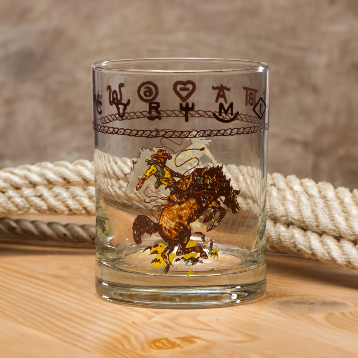 Bronco Whiskey Glass