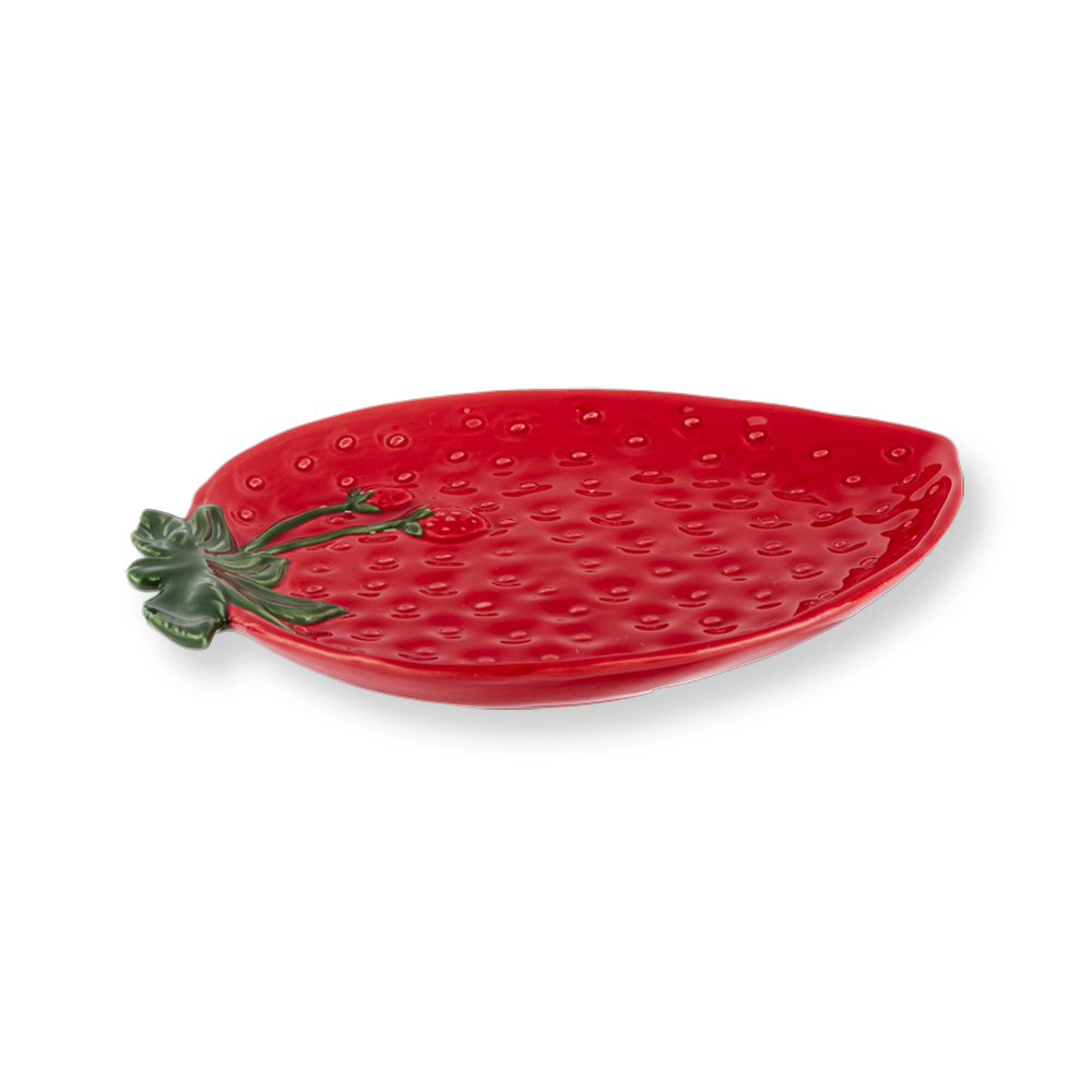 Sweet Harvest Strawberry Ceramic Plate