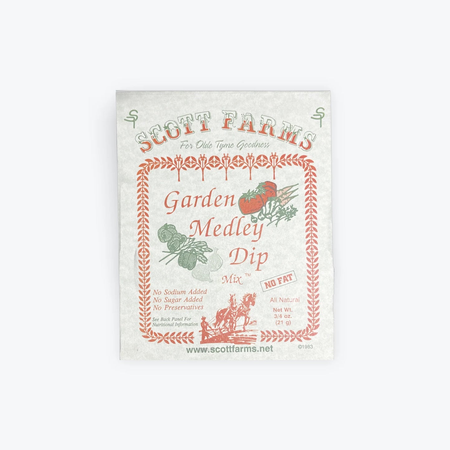 Scott Farms Garden Medley Dip Mix