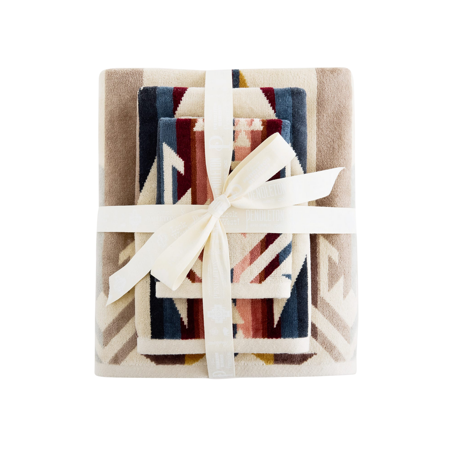 White Sands 3 Piece Towel Set - Tan