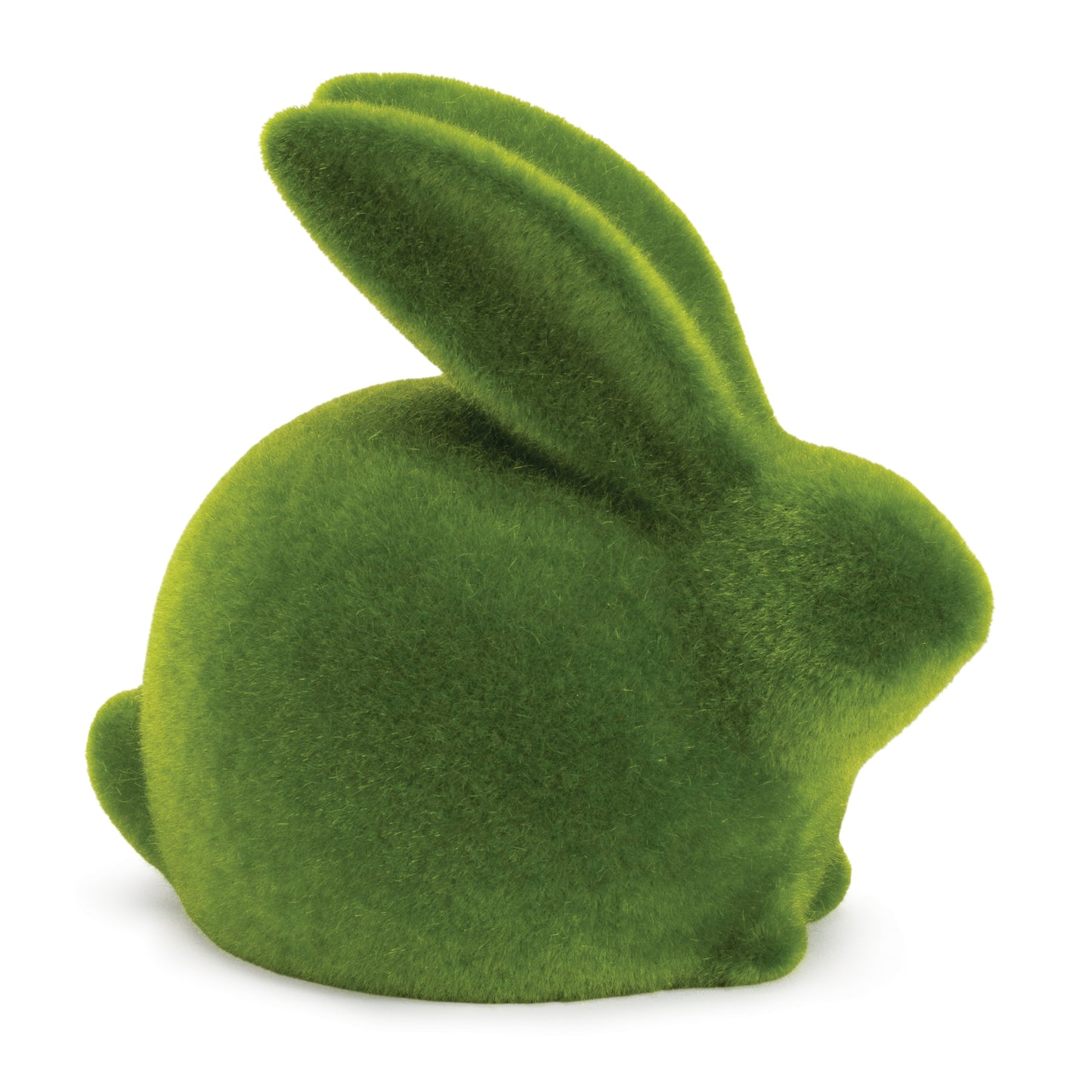 Faux Moss Terra Cotta Rabbit Figurines
