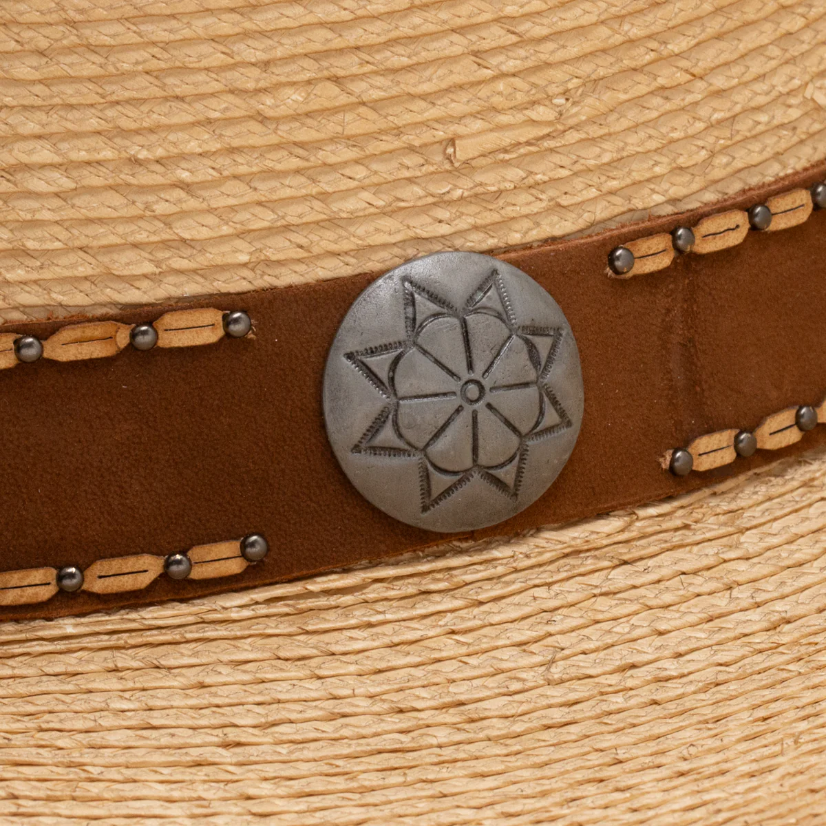 Charlie 1 Horse "Vaquera" Flat Brim Palm Hat