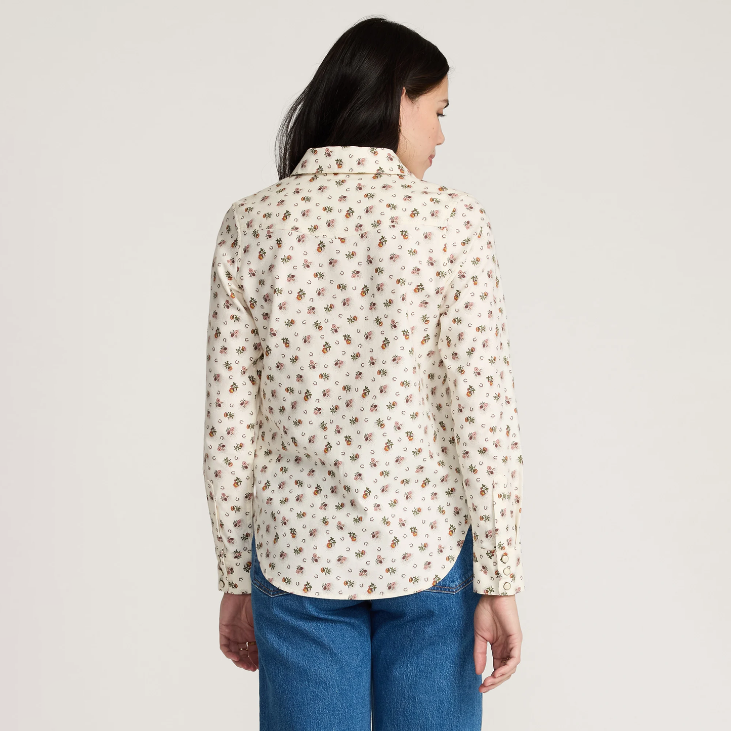 Pendleton Women's Floral Cotton Twill Gambler Shirt