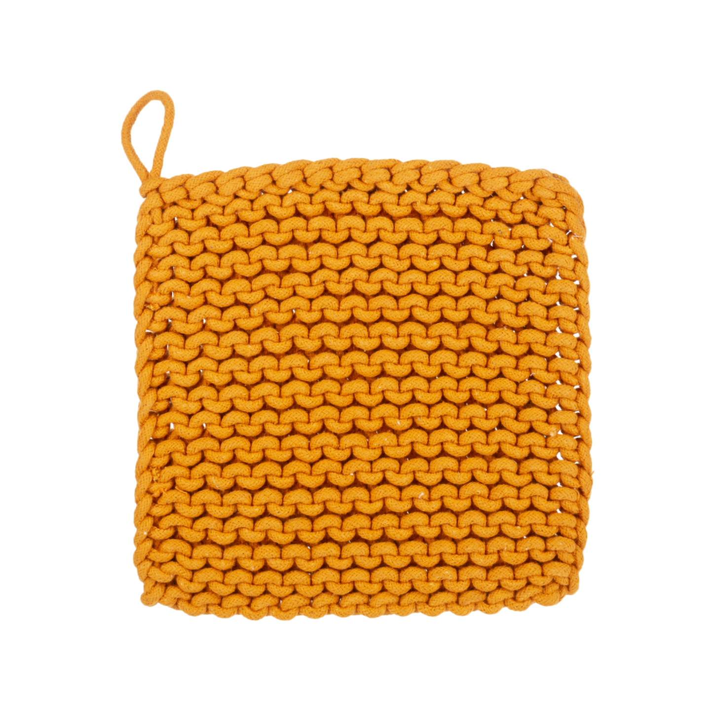 Autumn Cotton Crochet Pot Holders, Set of 4