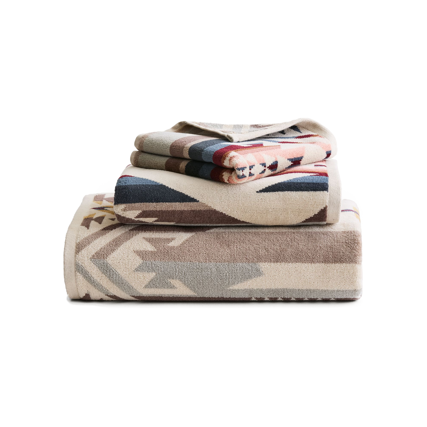 White Sands 3 Piece Towel Set - Tan