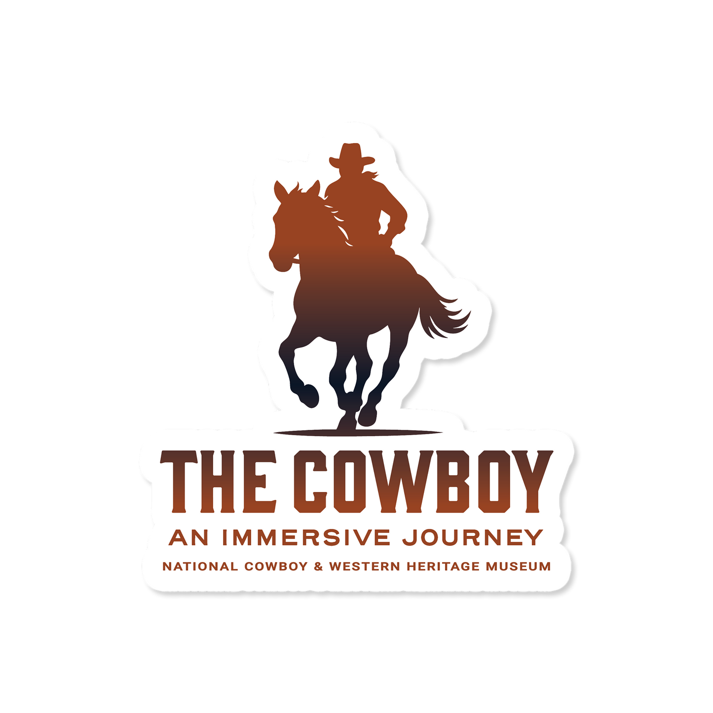 The Cowboy: An Immersive Journey Die-Cut Sticker