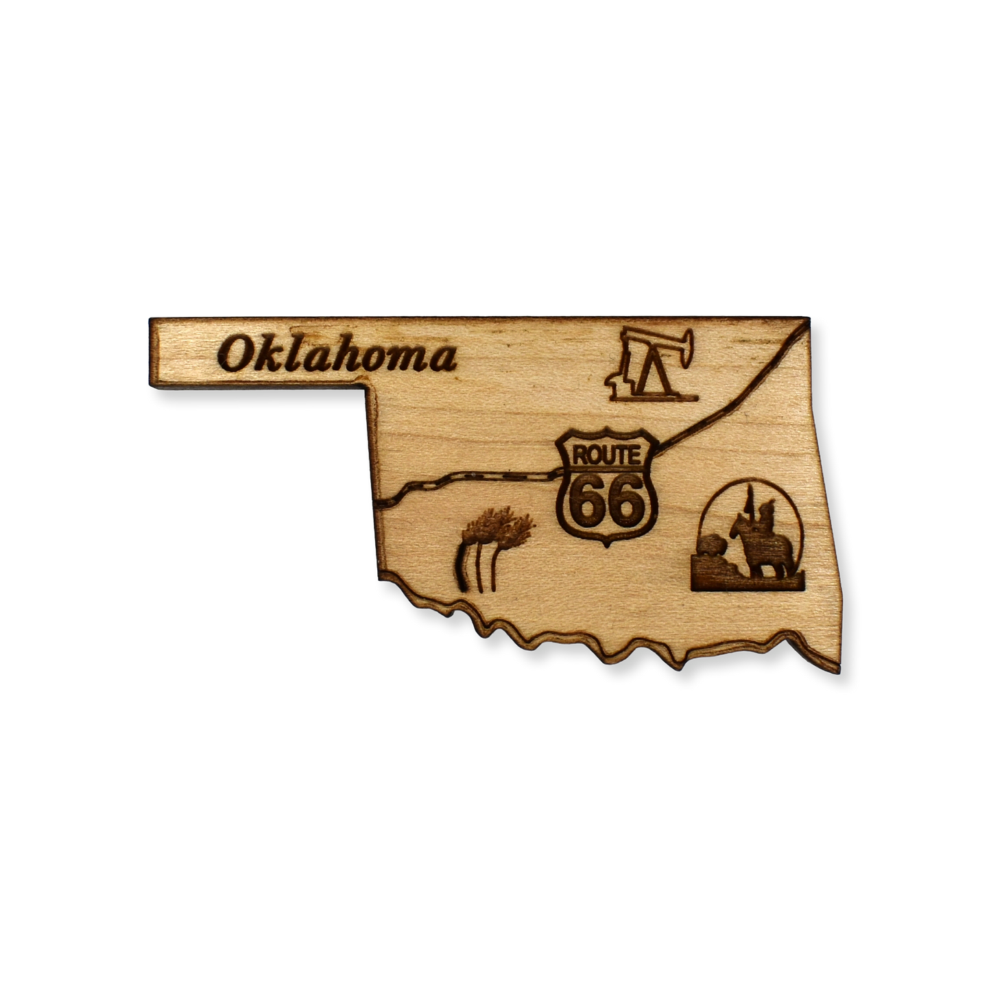 Route 66 Oklahoma State Magnet