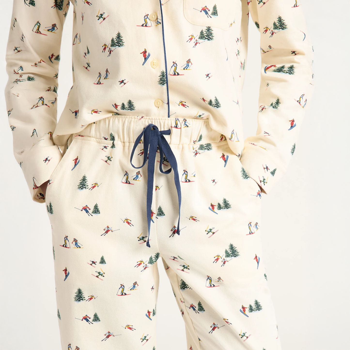 Pendleton Women's Ski Print Flannel Pajama Set