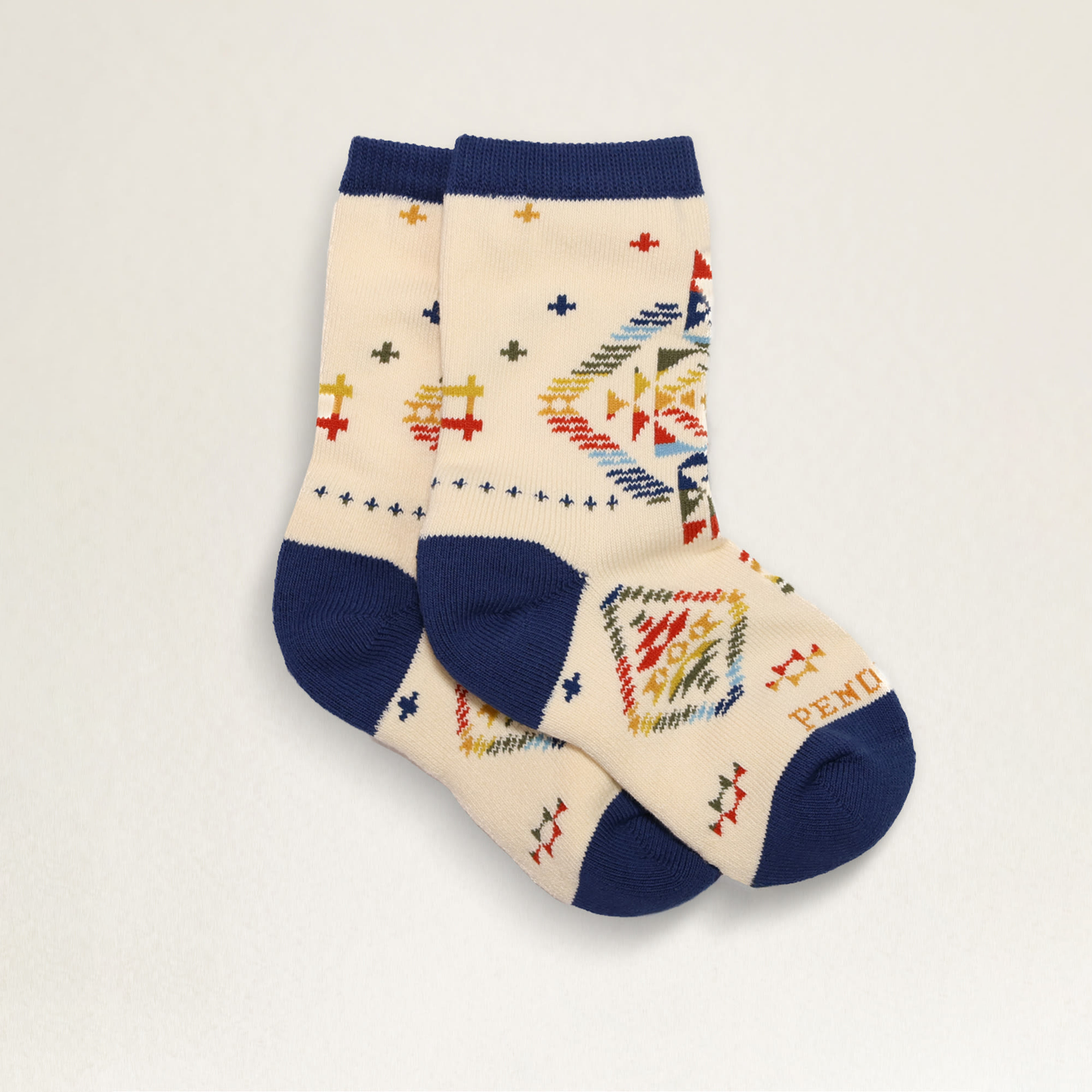 Pendleton Kid's Crew Socks 2 Pack Gift Box - Wild Blooms