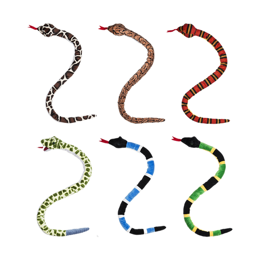 34" Dark Slither Snake Plush