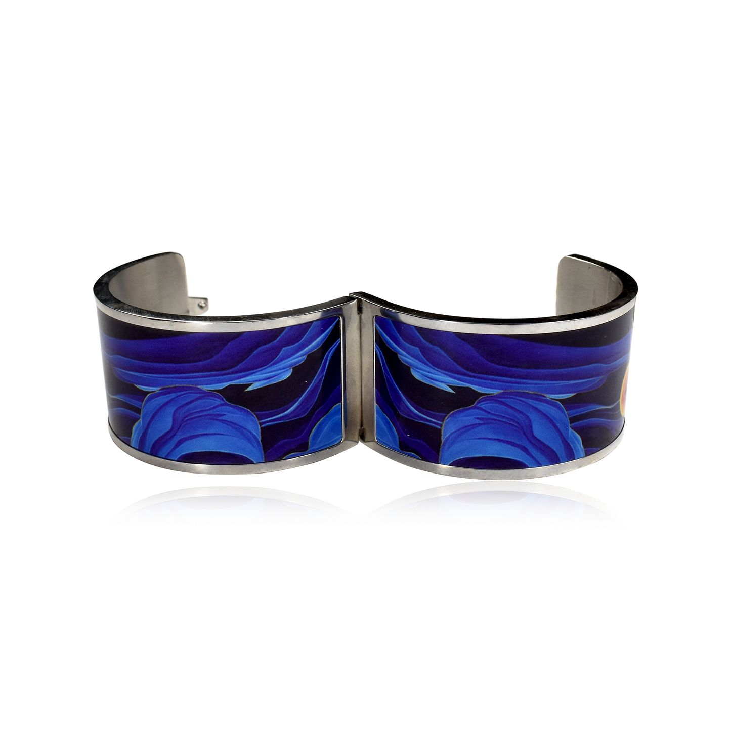 French Enamel Cuff by William Haskell