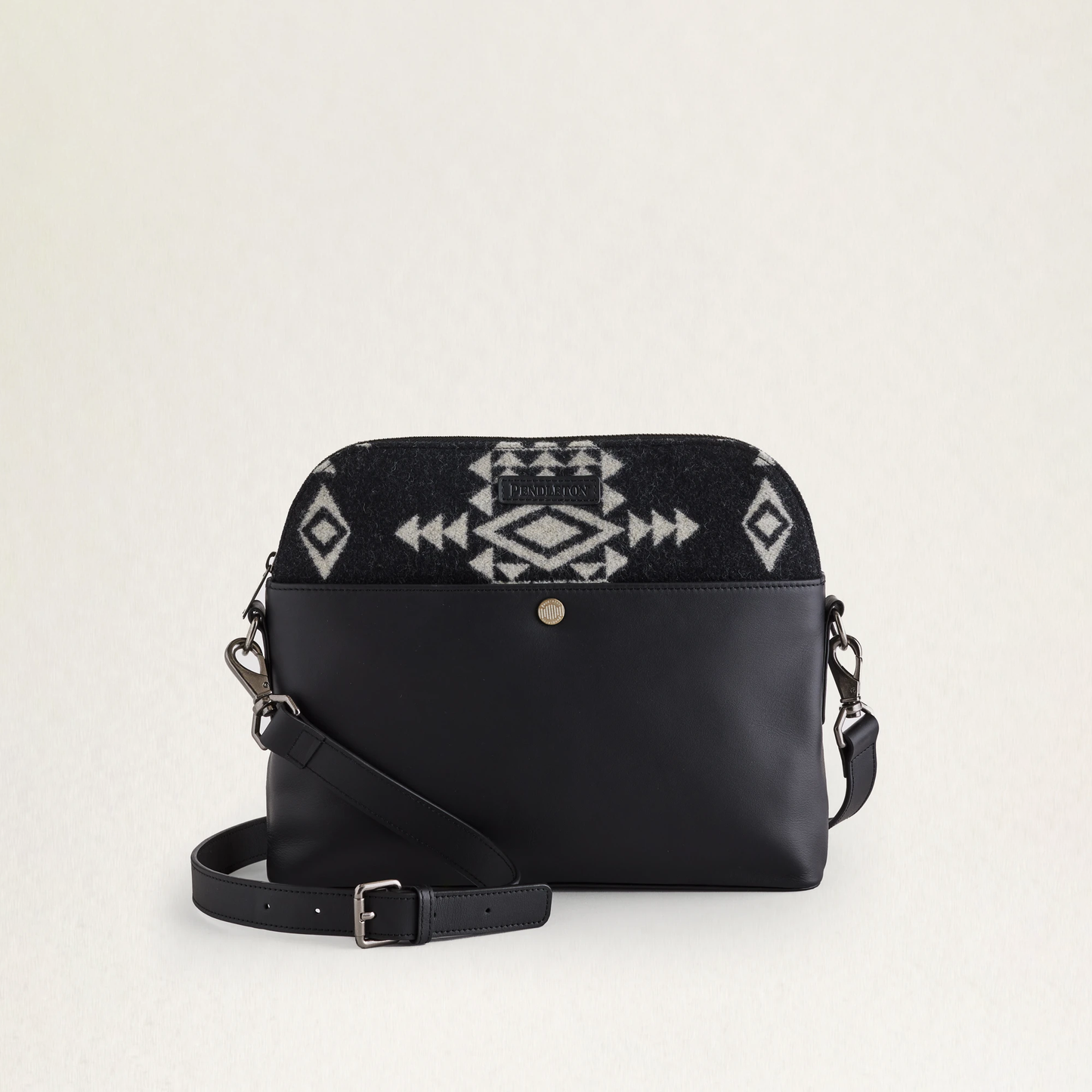 Pendleton Rock Point Wool/Leather Crossbody - Black Multi