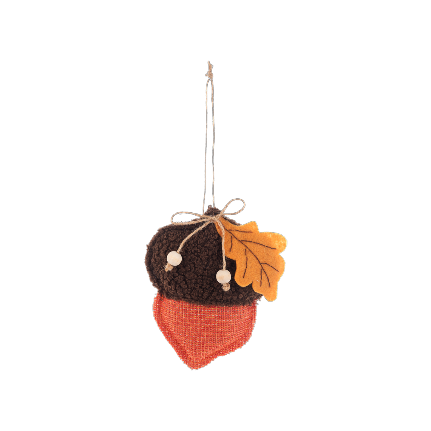 Metallic Acorn Ornament