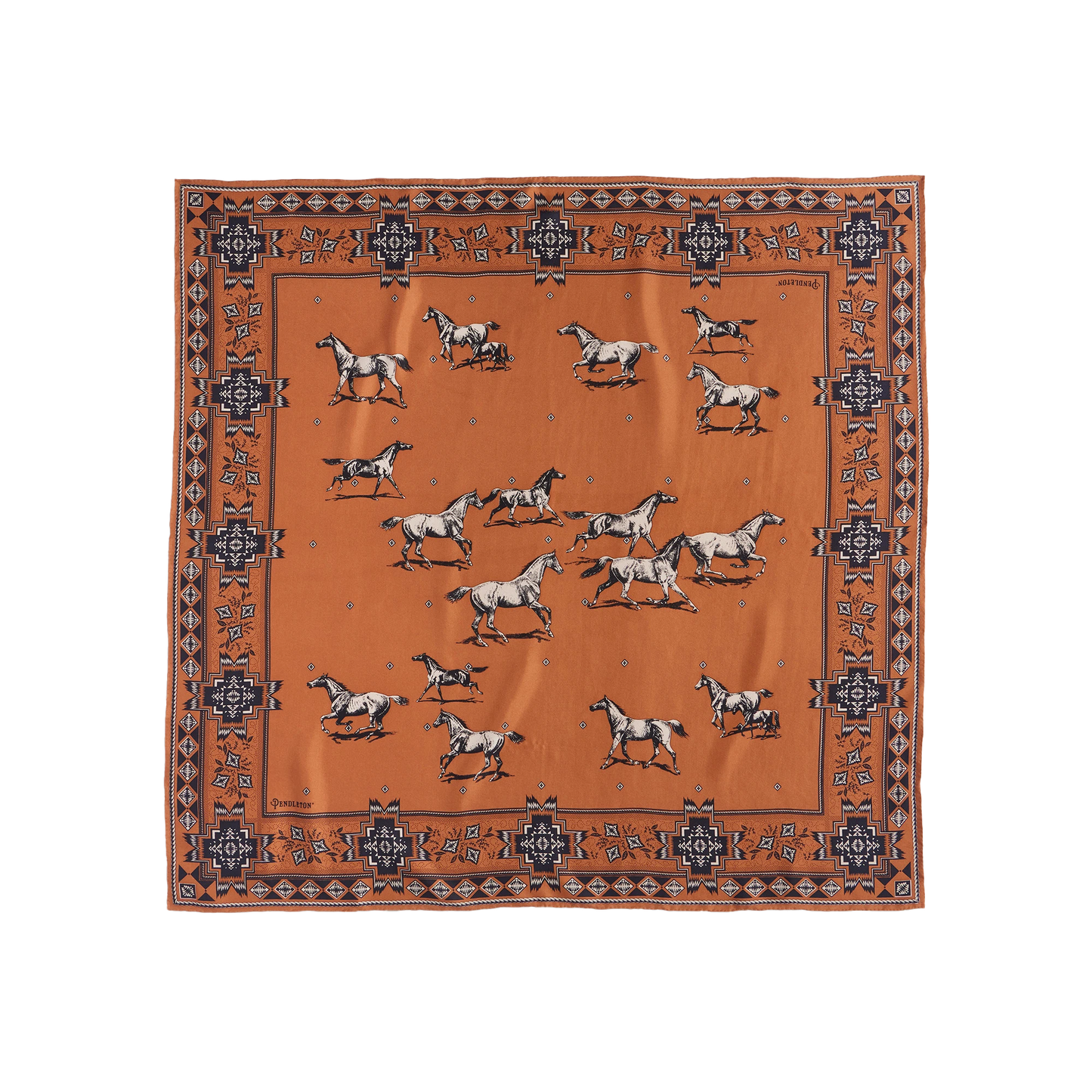 Pendleton Herd of Horses Silk Scarf