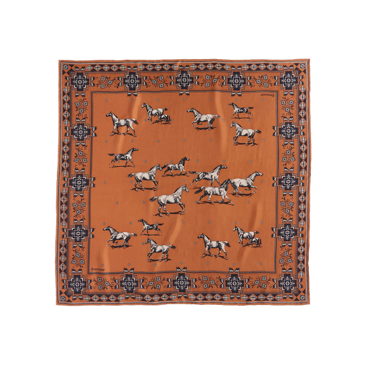 Pendleton Herd of Horses Silk Scarf