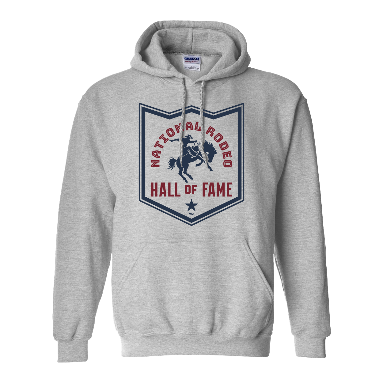 National Rodeo Hall of Fame Hoodie - Grey