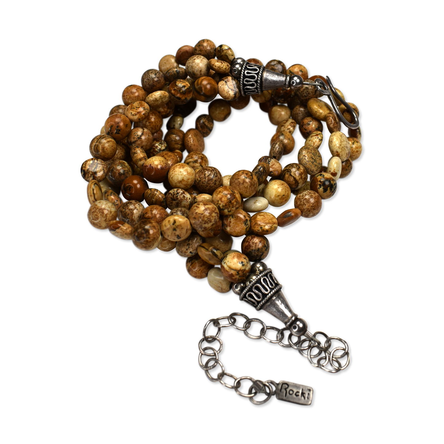 Three Strand Picture Jasper Choker by Rocki Gorman