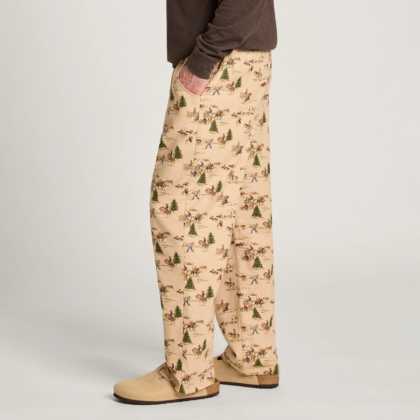 Pendleton Men's Ranch Print Flannel Pajama Pants