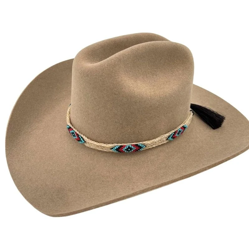 Cheval Beaded Horsehair Hat Band
