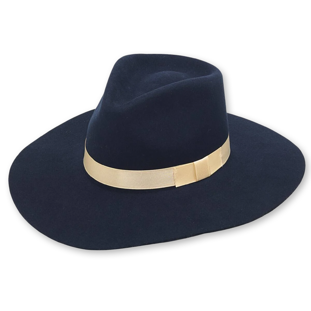 Women's Pinch Front Western Felt Hat - Navy