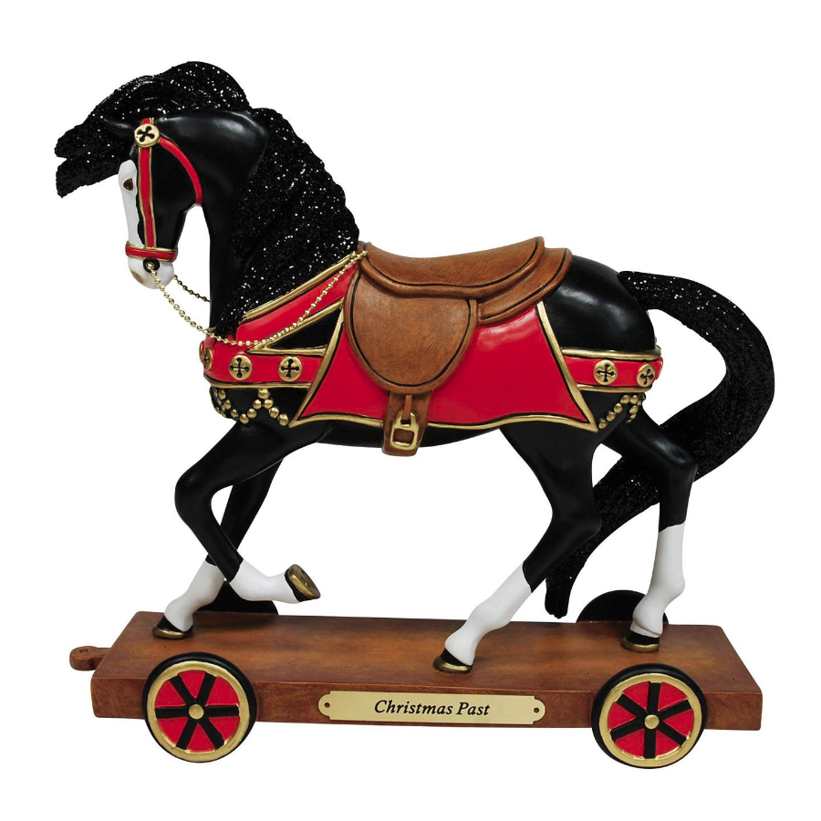 Christmas Past Holiday Painted Pony Figurine