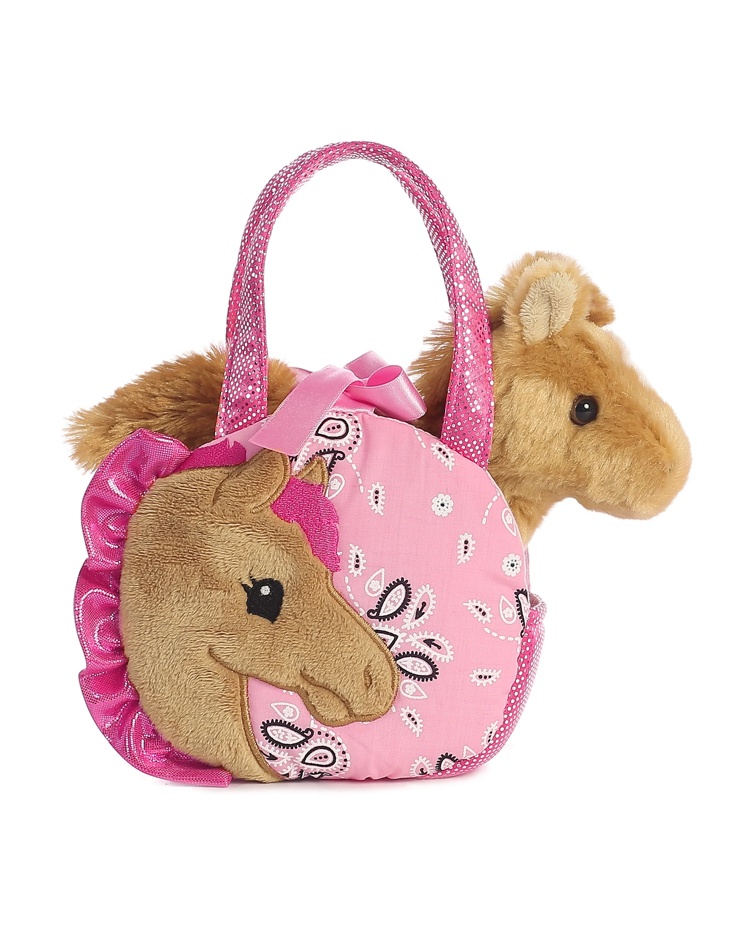 Pretty Pony Pink Plush & Purse
