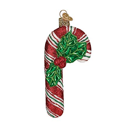Glistening Candy Cane Ornament