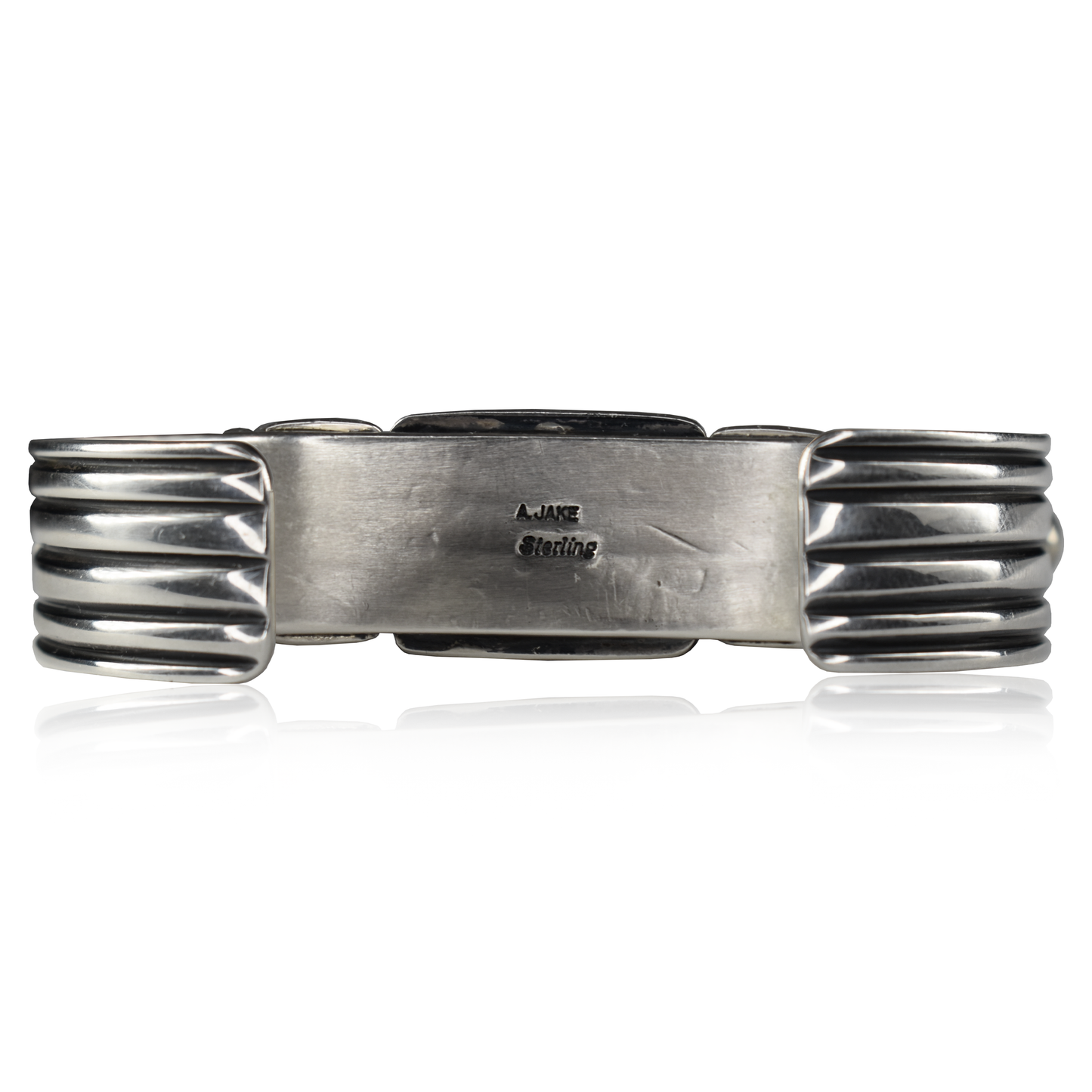 Five Stone Pilot Mountain Turquoise Cuff by Albert Jake