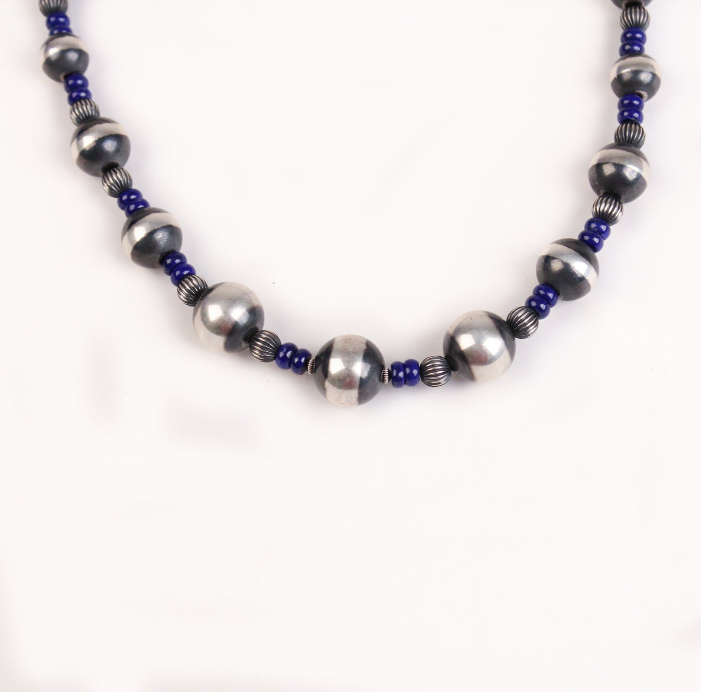 Lapis & Navajo Pearl Necklace