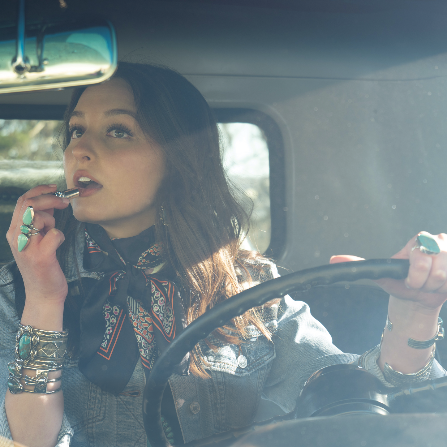 Kingman Free Form Cabochon Cuff