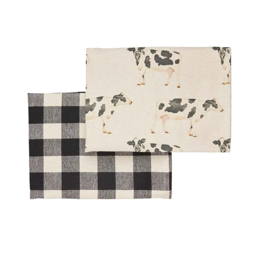 Cow Hand Towel Set