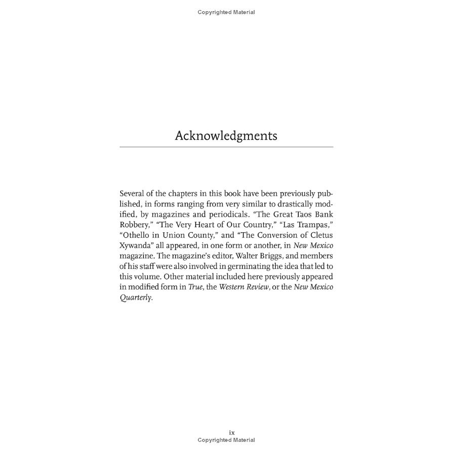 The Great Taos Bank Robbery by Tony Hillerman